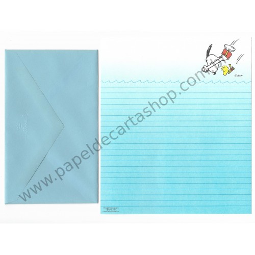 Conjunto de Papel de Carta Antigo Importado SNOOPY M33