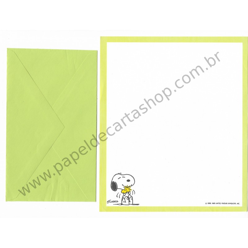 Conjunto de Papel de Carta Antigo SNOOPY M36