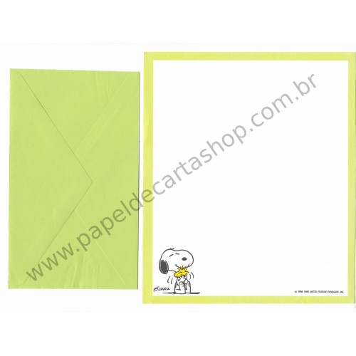 Conjunto de Papel de Carta Antigo SNOOPY M36