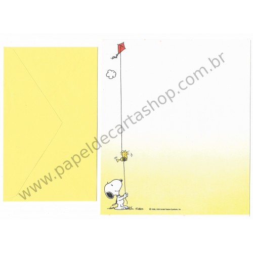 Conjunto de Papel de Carta Antigo SNOOPY M39