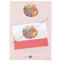 Conjunto de Papel de Carta Vintage Marine County CLA Midori Japan