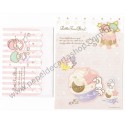 Ano 2008. Conjunto de Papel de Carta Little Twin Stars Cupcake Dupla Sanrio