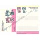 Ano 2012. Kit 4 Conjuntos de Papel de Carta Little Twin Stars Cute & Fluffy CAM Sanrio