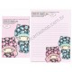 Ano 2012. Kit 4 Conjuntos de Papel de Carta Little Twin Stars Cute & Fluffy CAM Sanrio