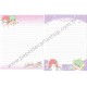 Ano 2015. Kit 2 Conjuntos de Papel de Carta Little Twin Stars Glasses Sanrio