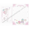 Ano 2004. Conjunto de Papel de Carta Little Twin Stars Join Us Sanrio