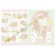 Ano 2012. Conjunto de Papel de Carta Little Twin Stars A House of Cookies Sanrio