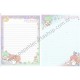 Ano 2015. Kit 2 Conjuntos de Papel de Carta Little Twin Stars Pearls Sanrio