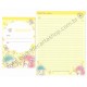 Ano 2015. Kit 4 Conjuntos de Papel de Carta Little Twin Stars France Sanrio