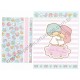 Ano 2011. Conjunto de Papel de Carta Little Twin Stars CVDA Sanrio