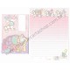 Ano 2014. Kit 2 Conjuntos de Papel de Carta Little Twin Stars RSLL Sanrio