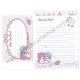 Ano 2014. Conjunto de Papel de Carta Little Twin Stars TTS1 Sanrio