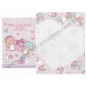 Ano 2009. Conjunto de Papel de Carta Little Twin Stars K4 Sanrio