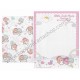 Ano 2009. Conjunto de Papel de Carta Little Twin Stars K6 Sanrio