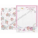 Ano 2009. Conjunto de Papel de Carta Little Twin Stars K6 Sanrio