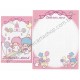 Ano 2009. Conjunto de Papel de Carta Little Twin Stars K7 Sanrio