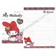 Ano 2012. Conjunto de Papel de Carta My Melody Love Sanrio