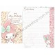 Ano 2014. Kit 2 Conjuntos de Papel de Carta My Melody Surrounded by Lovely Things Sanrio