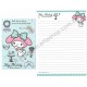 Ano 2014. Kit 2 Conjuntos de Papel de Carta My Melody Girls are Pleasant Sanrio