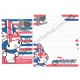 Ano 2011. Kit 4 Conjuntos de Papel de Carta My Melody Pretty CAZ Sanrio