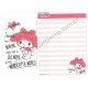 Ano 2015. Kit 2 Conjuntos de Papel de Carta My Melody New Me Sanrio