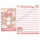 Ano 2014. Kit 2 Conjuntos de Papel de Carta My Melody Hi Melody Sanrio