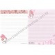 Ano 2013. Kit 2 Conjuntos de Papel de Carta My Melody Sweet Sanrio