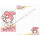 Ano 2012. Kit 2 Conjuntos de Papel de Carta My Melody Ribbon Sanrio