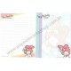 Ano 2012. Kit 2 Conjuntos de Papel de Carta My Melody Ribbon Sanrio