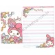 Ano 2012. Kit 2 Conjuntos de Papel de Carta My Melody Ribbon Sanrio