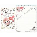 Ano 2016. Kit 2 Conjuntos de Papel de Carta My Melody My Sweet Piano Sanrio