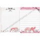 Ano 2016. Kit 2 Conjuntos de Papel de Carta My Melody My Sweet Piano Sanrio