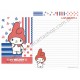 Ano 2013. Kit 4 Conjuntos de Papel de Carta My Melody Mariner Sanrio