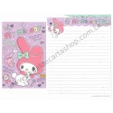 Ano 2014. Kit 2 Conjuntos de Papel de Carta My Melody Hello My Friend Sanrio