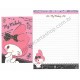 Ano 2013. Kit 2 Conjuntos de Papel de Carta My Melody CRSBL Sanrio