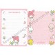 Ano 2006. Conjunto de Papel de Carta My Melody Dupla Sanrio