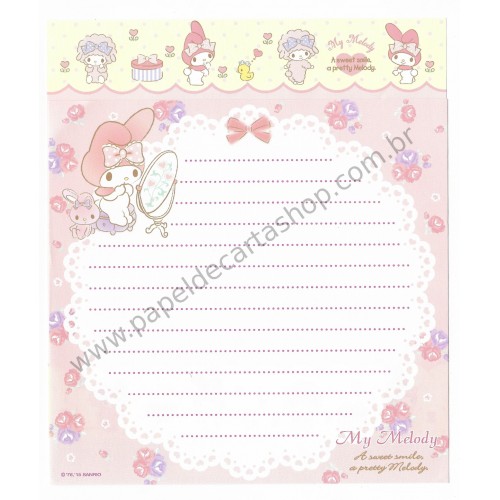 Ano 2015. Kit 2 Conjuntos de Papel de Carta My Melody Five Sanrio