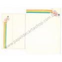 Conjunto de Papel de Carta ANTIGO Importado Ursinhos Carinhosos CBR - American Greetings