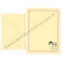 Conjunto de Papel de Carta Antigo Importado Love is... 07