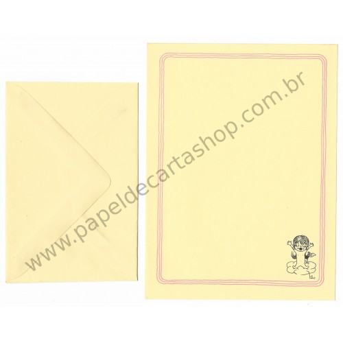 Conjunto de Papel de Carta Antigo Importado Love is... 08