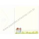 Conjunto de Papel de Carta Antigo Raggedy Ann CER The Bobbs-Merrill Co