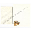 Conjunto de Papel de Carta Antigo Importado Critter Sisters Montag