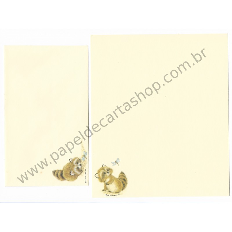 Conjunto de Papel de Carta Antigo Importado Hallmark Cards