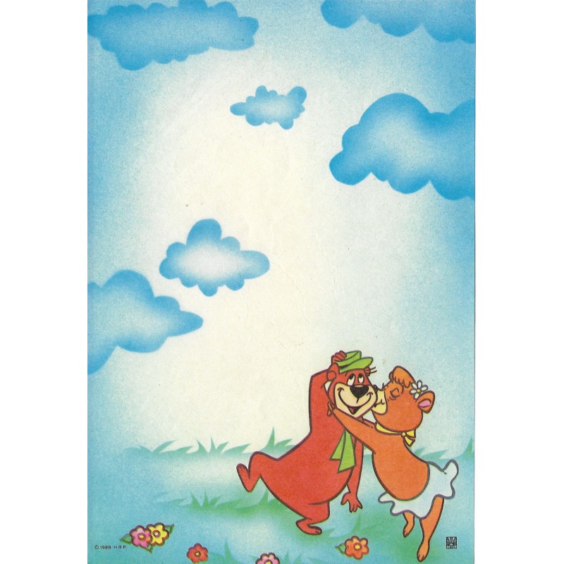 Ano 1988. Papel de Carta Zé Colmeia 01