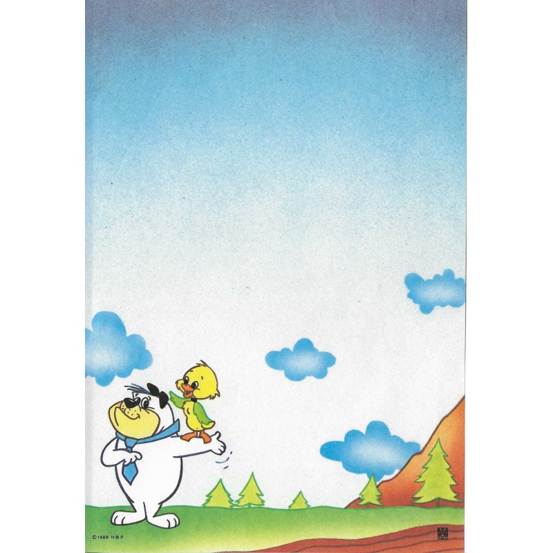 Ano 1988. Papel de Carta Zé Colmeia 02