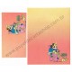 Conjunto de Papel de Carta Antigo Disney Minnie Aeroporto - Soft Paper