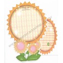 Conjunto de Papel de Carta Antigo (Vintage) SunFlower - Japan