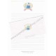 Conjunto de Papel de Carta Antigo Early Time Bear Japan