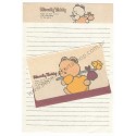 Conjunto de Papel de Carta Antigo Hearty Teddy