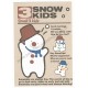Conjunto de Papel de Carta Antigo (Vintage) 3 Snow Kids JAPAN